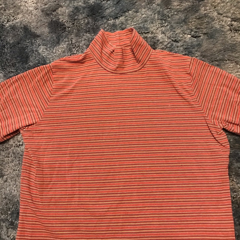 striped turtleneck